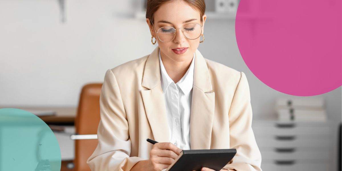 The new right to work rules for temps and what they mean for your business Recruiter checking right to work documents for a temporary worker
