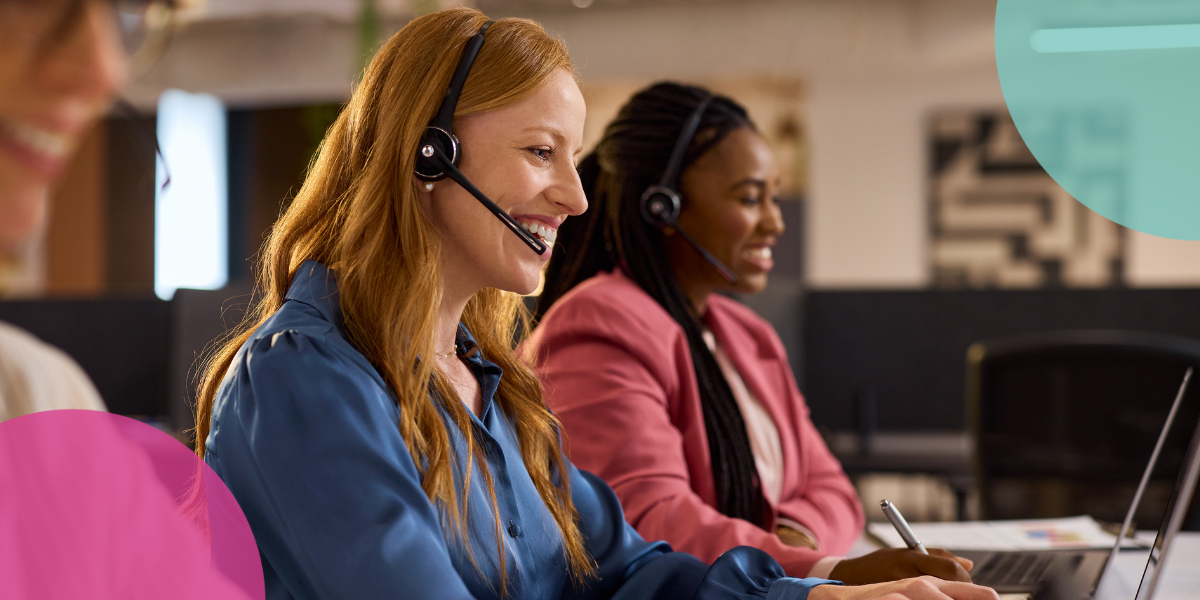 Temps in a call centre Customer service temps starting a shift in a busy contact centre.